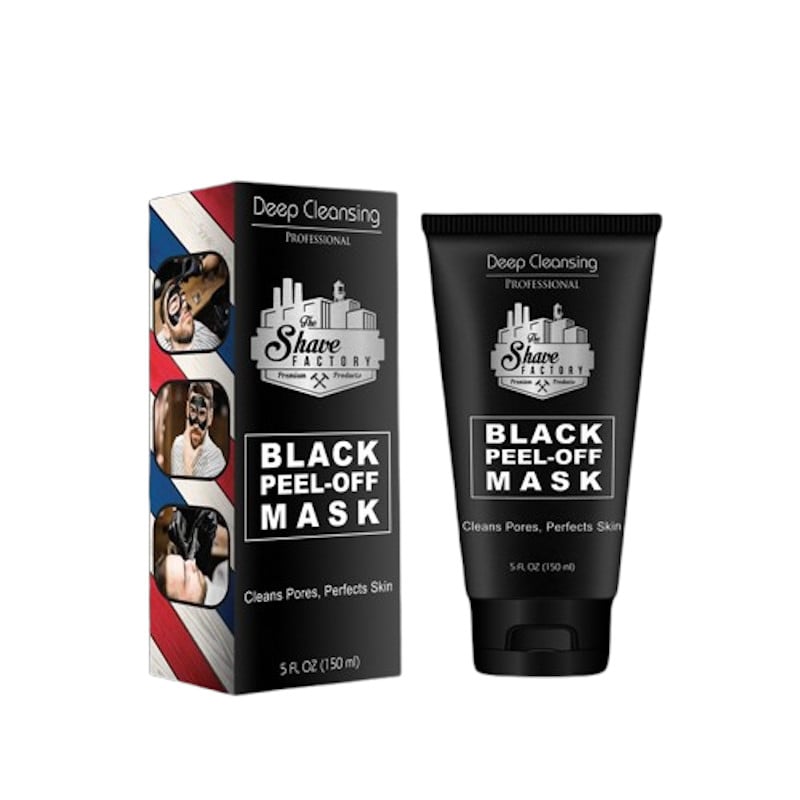 THE SHAVE FACTORY BLACK PEEL-OFF MASK 