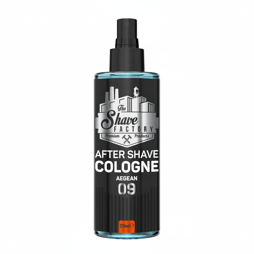 THE SHAVE FACTORY AFTERSHAVE COLOGNE AEGEAN 09 250ML