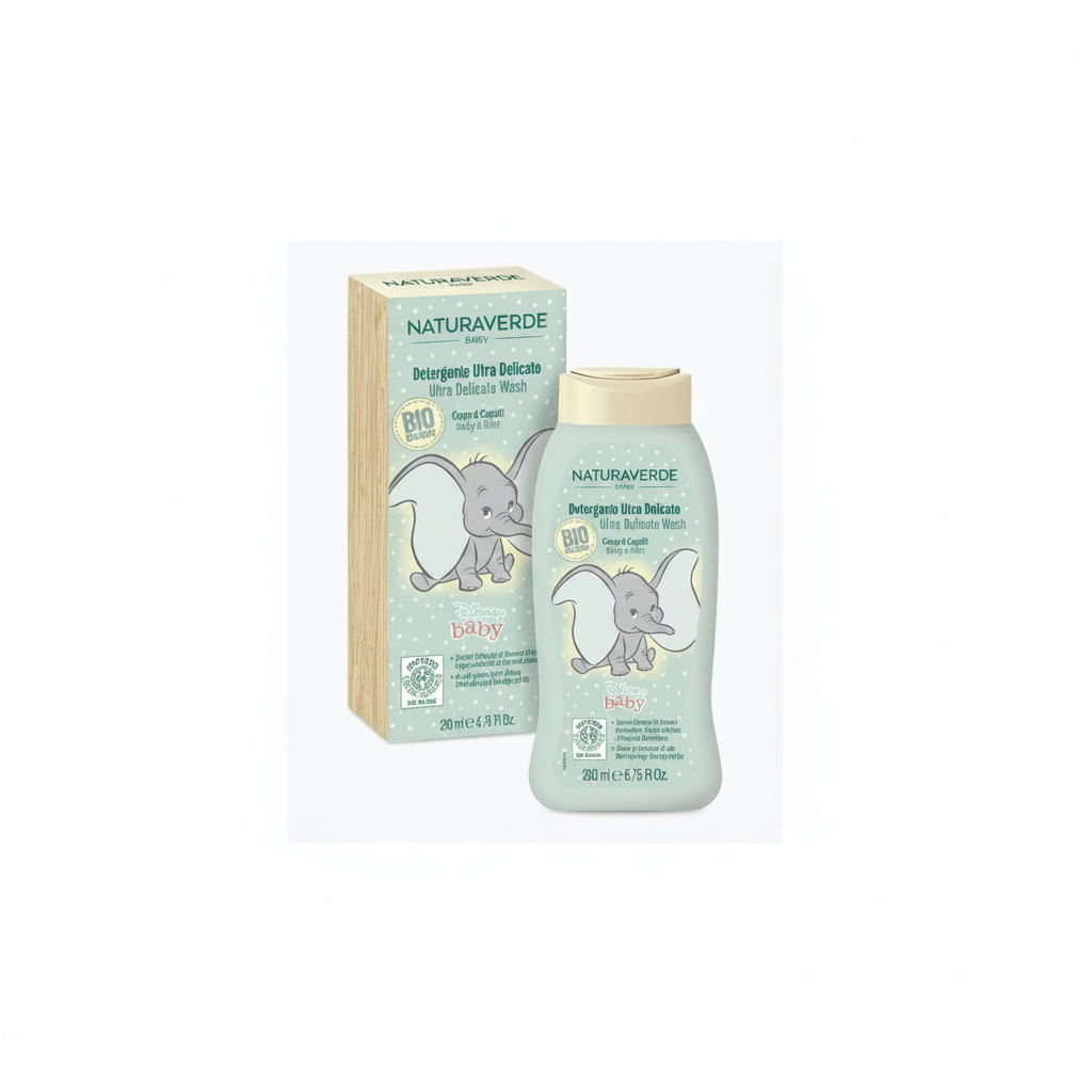 NATURAVERDE BIO DISNEY BABY ULTRA GENTLE BODY/HAIR CLEANSER 200ML