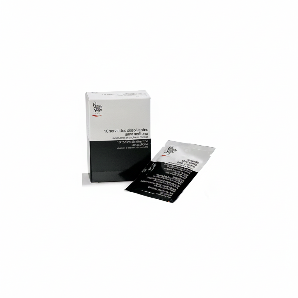 PEGGY SAGE 10 SOLVENT WIPES 5G