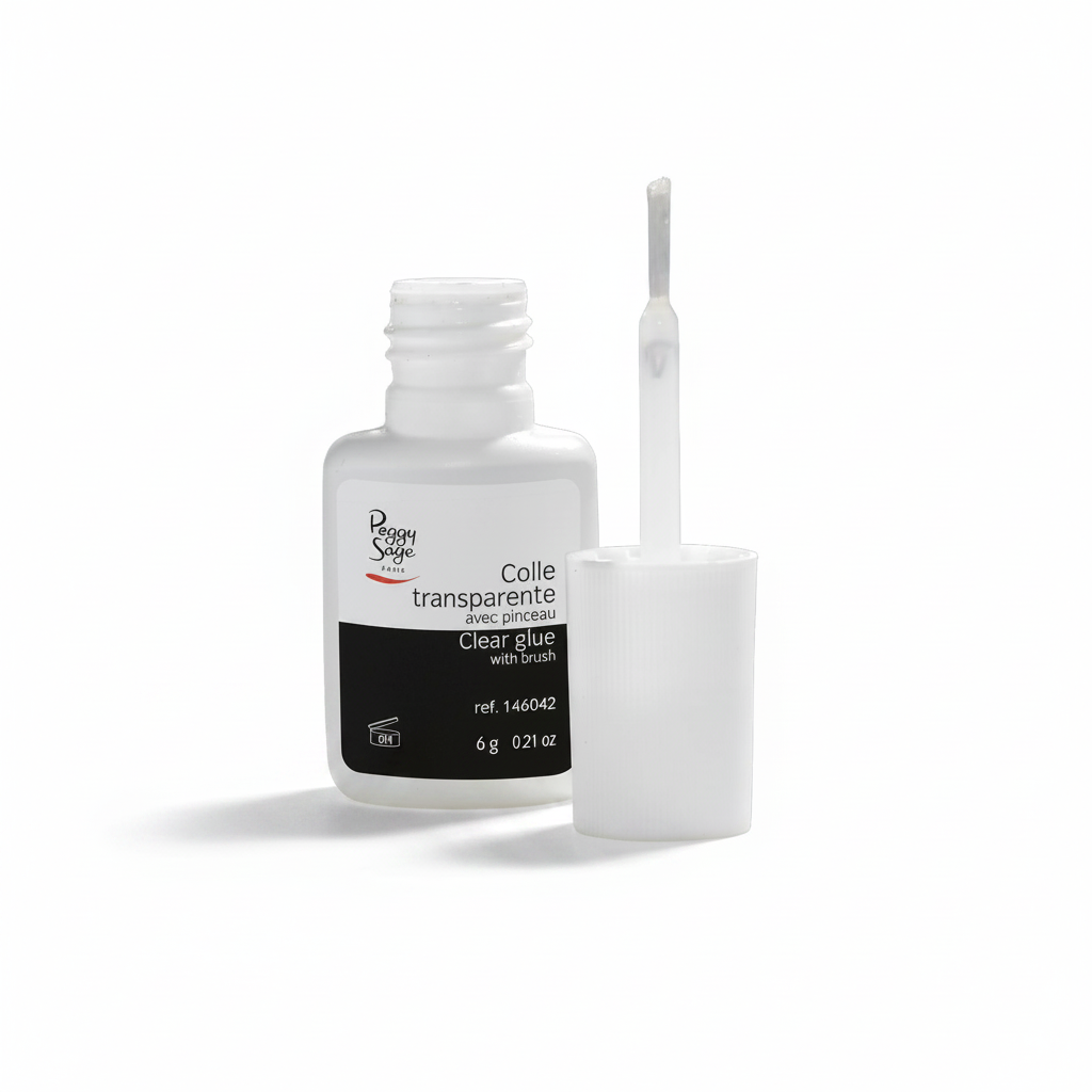 PEGGY SAGE TRANSPARENT GLUE BRUSH 6GR