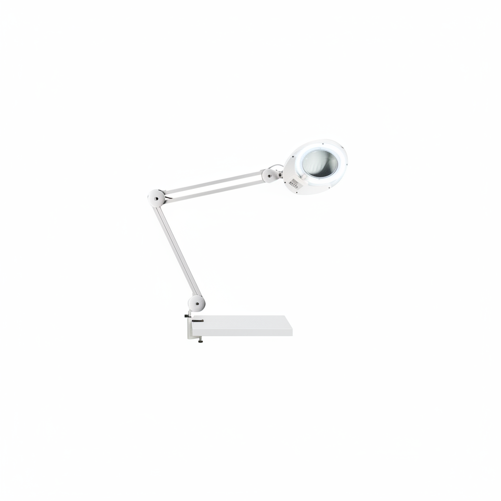NEON LAMP WITH 5-DIOPTER TABLE LENS