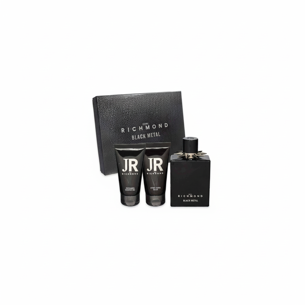 RICHMOND BLACK METAL عطر EDP 100مل + لوشن للجسم 50مل + جل استحمام 50مل
