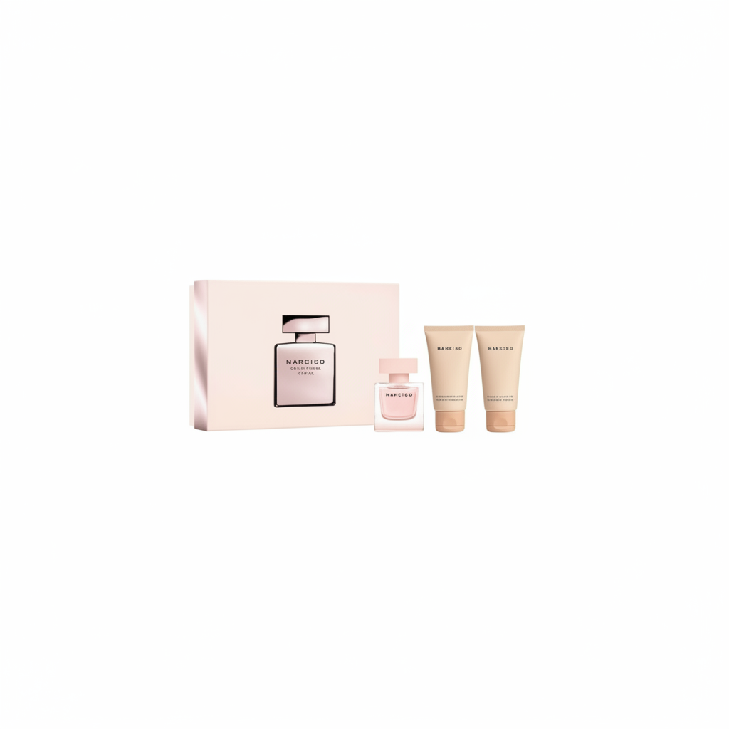 NARCISO CRISTAL EDP 50ML + BODY LOTION 50ML + SHOWER GEL 50ML