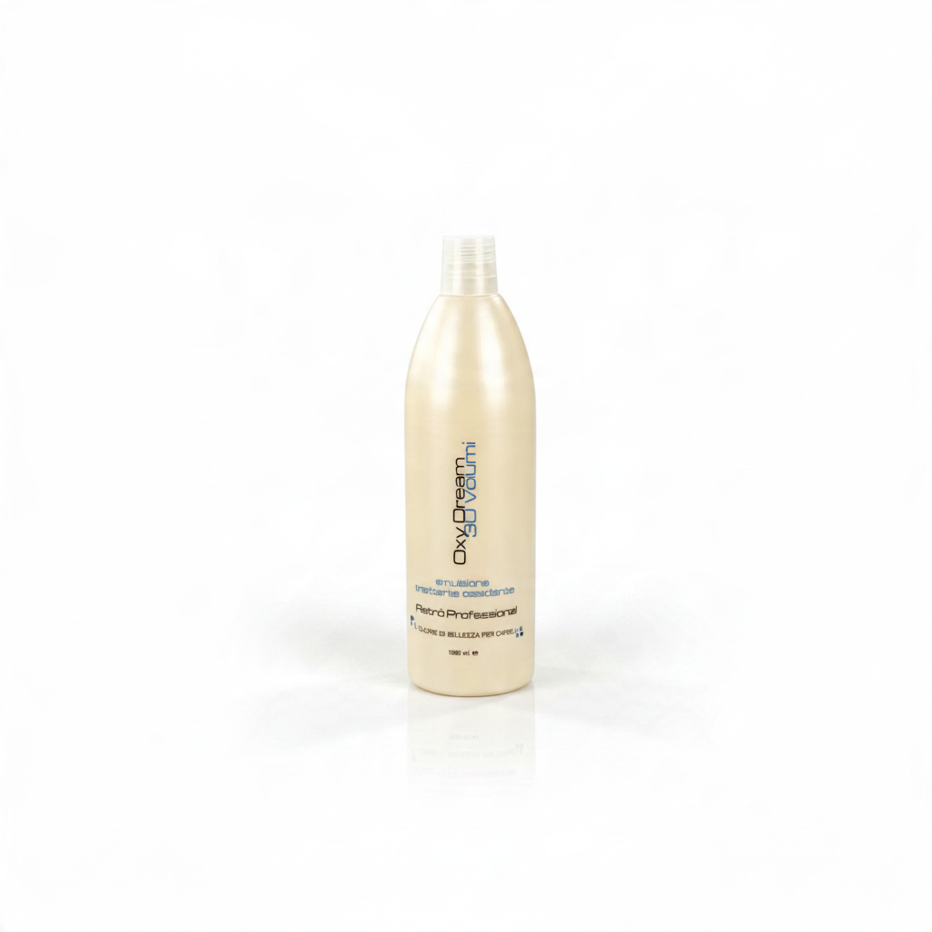 Flacone da 1000ml di emulsione ossidante 30 volumi Teriam Service per colorazione professionale dei capelli